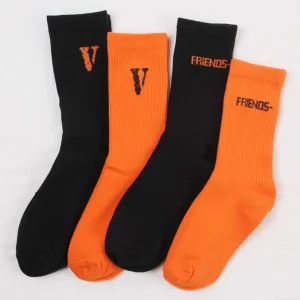 Designer Casual Jacquard Knitted Letter Crew Cotton Brands Socks Funny Sports Custom Socks Men