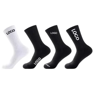 Designer Casual Jacquard Knitted Letter Crew Cotton Brands Socks Funny Sports Custom Socks Men