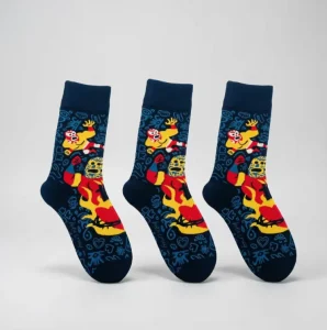 Designer Men’s Women’s Cotton Crew Socks Breathable Anti Bacterial Sporty Jacquard Custom Logo Funny