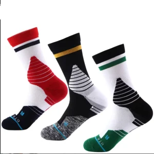 Direct Factory Compression Sports Socks Sweat Resistant Football Basketball Running Cycling Custom Logo