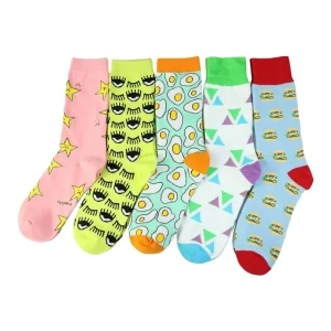 Dress Sock Customize Cotton Knitting Sock Good Elastic Women Socks for Adults