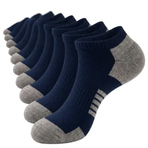 Durable Men’s Ankle Socks Polyester Spandex Breathable Low Cut Comfort Cushion Autumn Casual Daily Use