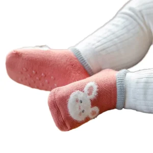Early Spring Thickened Low top Shallow mouth Children’s Boat Socks Baby Socks Trampoline Socks Cartoon Terry Floor 100% Cotton