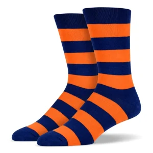 Eco Friendly Bamboo Socks for Men Colorful Business Socks Custom Stripe Socks