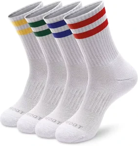 Eco-Friendly Cotton Sports Socks for Men Women Custom Logo Athletic Crew Socks OEM Service