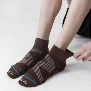 Elastic One Size Men Sports Nylon Boat Socks Comfortable Non Slip Invisible No Show Socks For Workout Walking