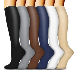 Elastic Socks Cycling Sports Outdoor Fitness Compressed Running Unisex Long Tube Compression Socks Pressure Socks
