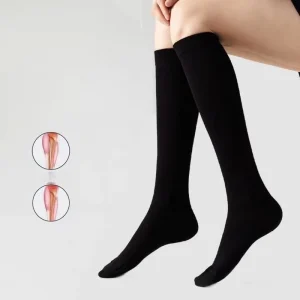 Elastic Sports Compression Socks Women’s Calf Shaper Breathable Running Socks Anti fatigue Pressure Socks for Outdoor Gym