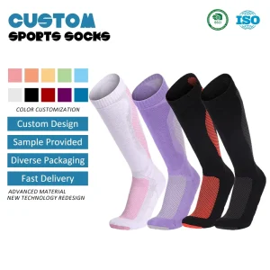 Elite Level Anti Blister Medias Esqui Chaussettes Ski Heavy Duty Reinforced Cushioned Winter Outdoor Sport Cotton Ski Socks