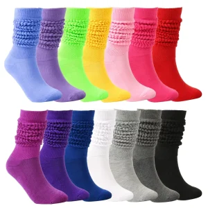 European American Thickened Terry Long Crew Socks Men Women Warm Leg Warmers Cross Border Slouch Bubble Socks