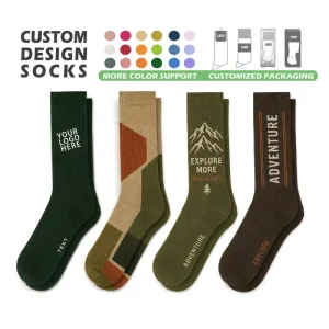 Export Quality Factory Audit Export Ready ODM Custom Antibacterial Socks with Bottom Logo for Men Women and Youth