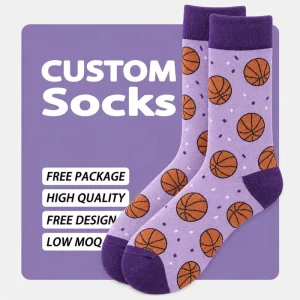 Export Quality Soft Cotton Spandex Comfortable ODM Custom Socks for Buyers
