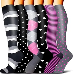 Extra Long Over the Knee Rainbow Thigh High Socks Plus Size Women Long Socks for Party Cosplay Daily Outfit