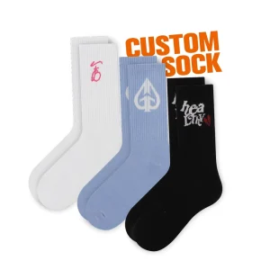FREE DESIGN & MOCKUP Made Your Own Sock Customised Crew Custom logo Socks Men Socks Custom
