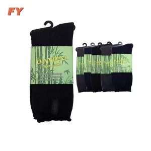 FY N809 Thick Socks Bamboo Socks 100% Bamboo Organic Cotton Fibre Socks