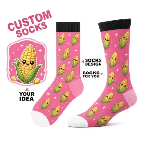 Face Picture Custom Design Private Label Custom Socks for Novelty Sock Brands