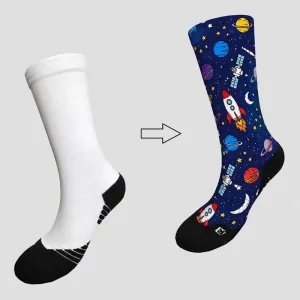 Face Picture Custom Design Private Label Photo Socks for Personalized Retail Stores