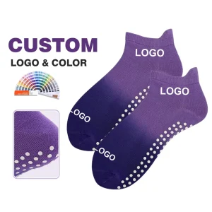 Factory Ankle Anti Slip Breathable Pilates Grip Barre Yoga Socks Customized Non Slip