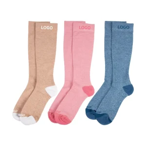 Factory Bamboo Medical Compression Socks 20-30 Mmhg Flight Pregnancy Edema Bamboo Soft Anti Odor Compression Socks