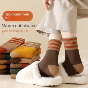 Factory Casual Terry Socks Anti pilling Anti Bacterial Winter Thick Crew Socks Warm Towel Bottom Floor Socks