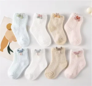 Factory Custom Cartoon Cotton Thickened Ankle Socks OEM Casual Breathable Anti Slip Baby and Children Socks