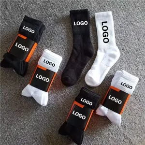 Factory Custom Logo Sports Grip Socks Cotton Absorb Sweat Custom Soccer Grip Socks