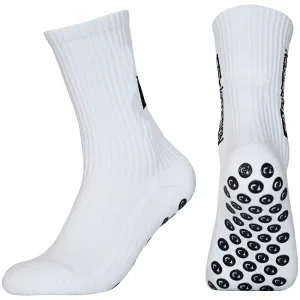 Factory Custom Sporty Soccer Football Crew Ankle Socks Anti-Slip Dot Breathable Compression Durable Printed Bottom Sublimation