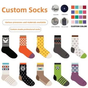 Factory Customized Low Moq High quality Men’s Sports Running Non slip Socks Unisex Sweat Absorbing and Breathable Cotton Socks