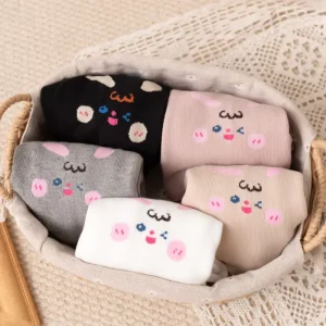 Factory Direct Baby Tight Kids Fleece Lined Thickened Rabbit Print Leggings Warm Soft Stretchy Children Pants