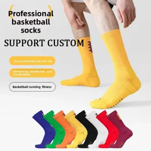 Factory Direct Crew Basketball Socks Professional Thickened Towel Bottom Anti-Friction Non-slip Cotton Bamboo Eco-Friendly Quick