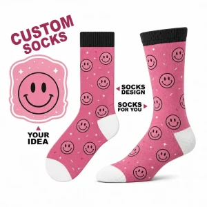 Factory Direct Custom Logo Pattern Support Private Label Custom Socks for B2B Custom Orders