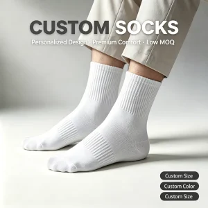 Factory Direct Customize Athletic Men’s Breathable Cotton Crew Ankle Sport Sock Custom Logo Socks for Men