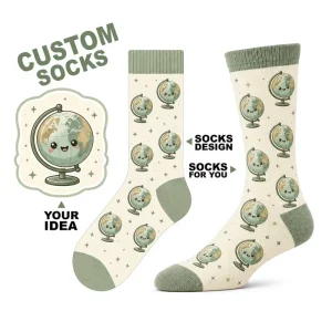 Factory Direct Eco Friendly Cotton Blend Private Label Custom Socks for Men Women and Kids