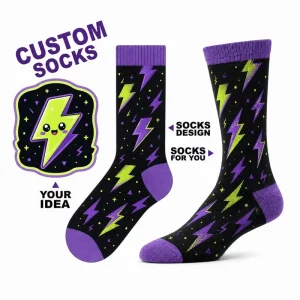 Factory Direct High Elastic Soft Touch Private Label Custom Design Socks for Buyers