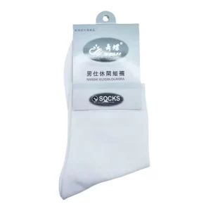 Factory Direct Men Traditional Dress Socks All Season Breathable Moisture Control Mid Calf No Smell for Work