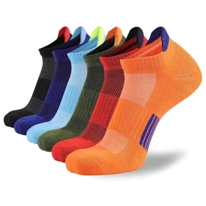 Factory Direct Men’s Moisture Wicking Athletic Cycling Socks with Cushioned Sole for Outdoor Sports