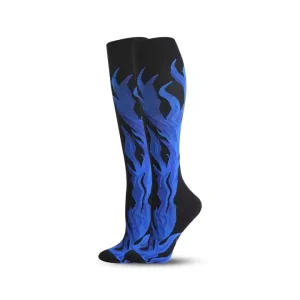 Factory Direct Men’s Women’s Knee-High Compression Sports Socks Digital Printed Logo Crew Cuff Bottom Long Running Youth Spring