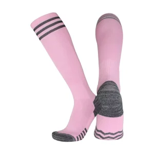 Factory Direct Sale Men’s Soccer Grip Socks Thick Terry Thick Bottom Protective Crew High Quality Men’s Grip Socks