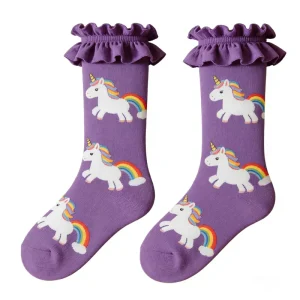 Factory Direct Sales New Design Cute Animal Children’s Socks Dancing Baby Princess Knee High High Quality