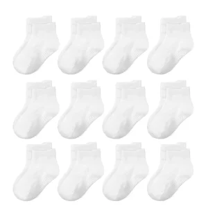Factory Disposable Cotton Casual Autumn Ankle Baby Kids Socks Soft Candy Color Newborn Toddler Anti Slip Breathable