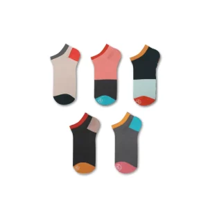 Factory High Quality Cotton Custom Colorful Socks Women Color No Show Socks Ankle Socks