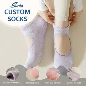 Factory High Quality New Grip Yoga Pilates Socks Women Pilates Ankle Sock for Pilates