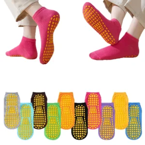 Factory ODM Non-slip Professional Sports Socks Kids’ Playground Trampoline Baby Early Education Ankle Yoga Socks