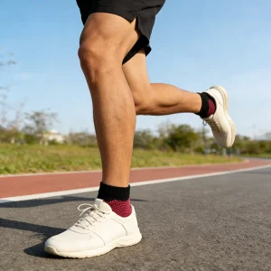 Factory Price Ankle Athletic Sport Socks Custom Logo Lightweight Breathable Men’s Running Socks