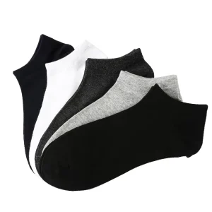 Factory Price Polyester Ankle Socks With Pure Color