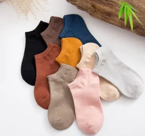 Factory Supply Bamboo Fiber Socks Breathable Colorful Fashion Socks