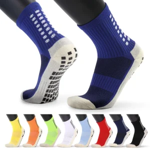 Factory Supply Fashion Performance Men Sports Non-slip Athletic Soccer Grip Socks Anti Slip Football Socks