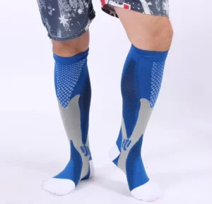 Factory Unisex Stocking Outdoor Running Pressure Fitness Football Athletic Soccer Sock Sports Nylon Foot Socks Compression Socks