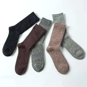 Factory Wool Customized Novelty Pattern Merino Wool Socks Unisex Sports Socks