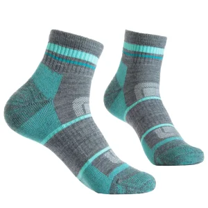 Fall/Winter Women’s Solid Design Breathable Eco-Friendly Cushioned Seamless Sport Wool Socks for Outdoor Sports